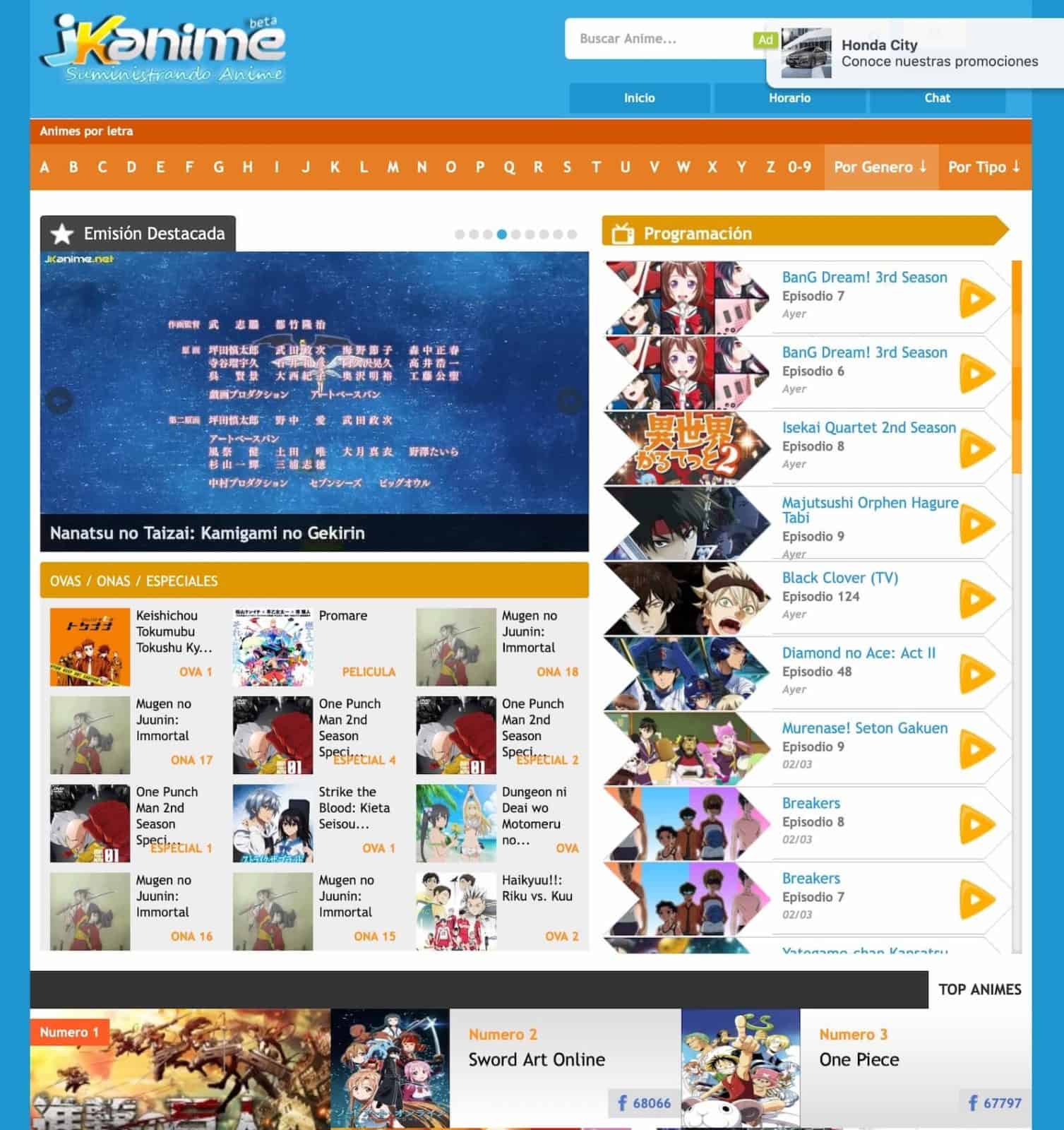 mejores paginas para ver anime online - jkanime