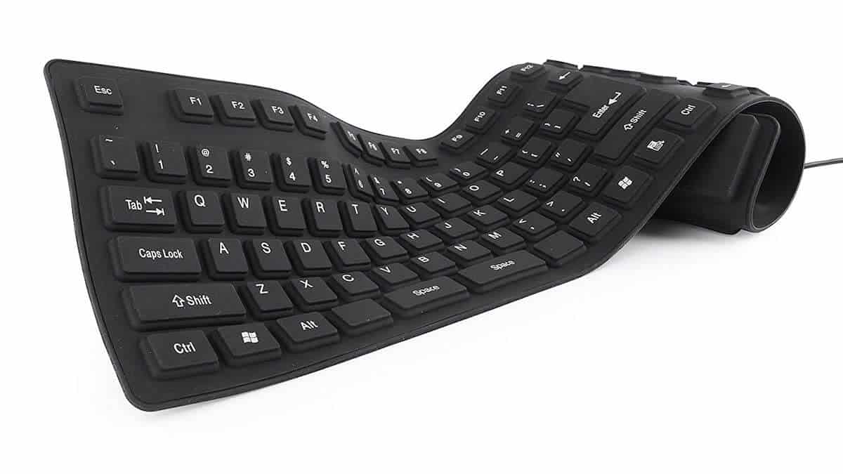 tipos de teclado flexible