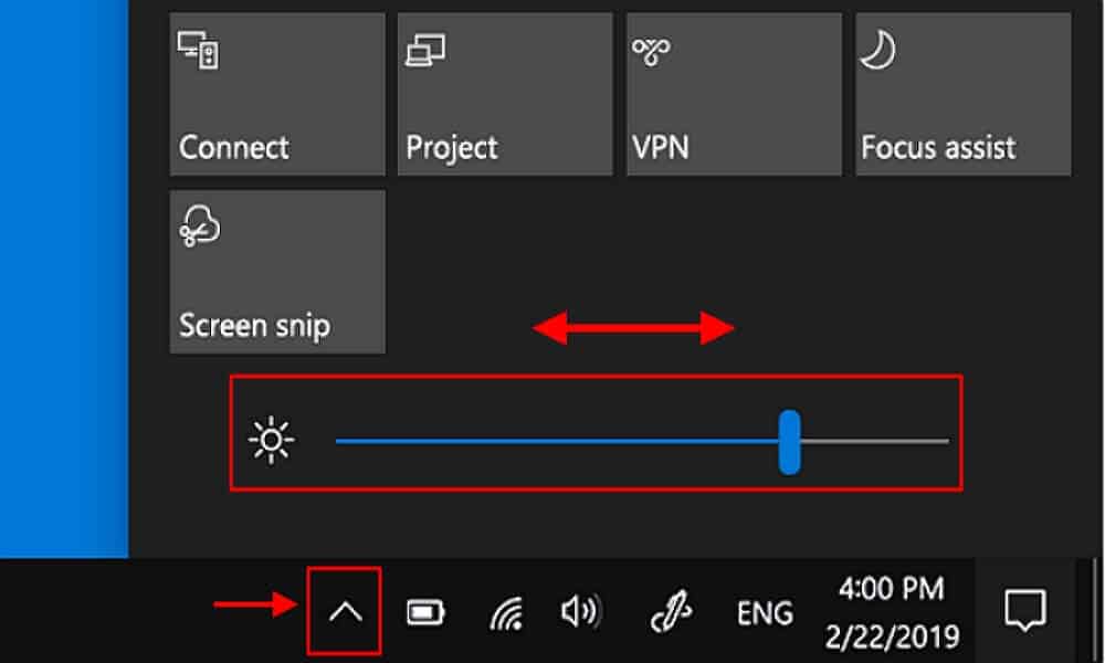 Cómo bajar el brillo de mi PC - Bajar el brillo de mi PC con Windows 10 - Método 1