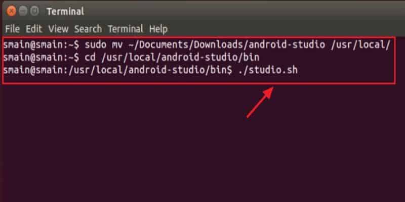 Cómo instalar Android Studio - Instalar Android Studio para Linux - paso 2